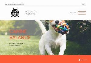Canine Balance Dog Training - Northern California's world renowned dog trainers. When only the best will do. From Puppy training to advanced obedience. We take care of problem behaviors fast! Offering the most comprehensive Board and Train packages available. Dog training with the highest success rates and happiest clients.