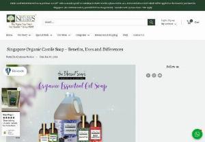 Castile Soap Singapore - Nature's Glory is the leading online organic shop in Singapore, offering a variety of organic-certified products, ranging from organic food to health supplement. Here you can also find The Blessed Soaps, a natural and non-toxic castile soap series made of organic ingredients and pure essential oils.