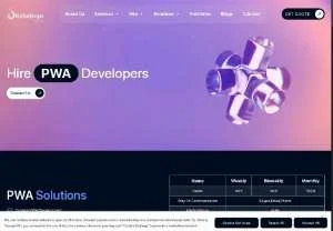 Screenshot of Hire PWA Developer USA