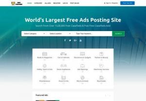 Classifieds In United States| Free Classifieds | Free ads posting - AdsPostingSite Offering Free Classifieds In United States related to Jobs, Real Estate, Personals, Services, Community & Events. Post free ads on AdsPostingSite in minutes