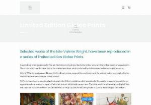 Limited Edition Giclee Prints For Sale - Selected works of the late Valerie Wright Artist, have been reproduced in a series of Limited Edition Giclee Prints. Shop now!