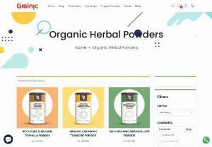 Buy Online organic powders - Buy online organic powders easily from grainic. Grainic provides a wide variety of organic powders in various flavors that we can buy online.