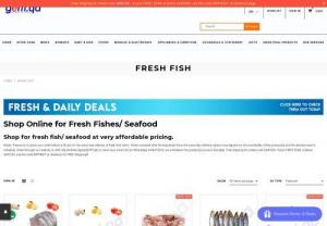 fresh fish online - Qatar's one of best online shopping sites for fresh fish online at lowest pricing in Doha Qatar. Cash on Delivery Available!