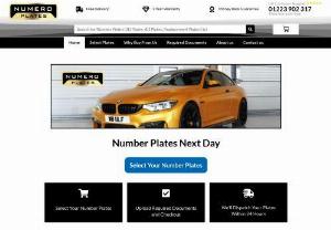 Numero Plates - Number Plate Makers - Custom Reg Plates. All of our number plates are manufactured in the UK with the highest quality materials and come with 3 years warranty and free delivery with all orders. Visit our website at numeroplates. co. uk