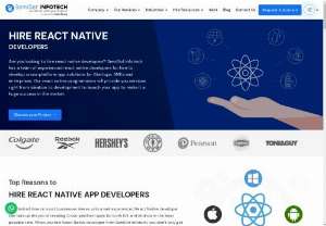 Hire React Native Programmers - Want to hire React Native developer for creating a feature-rich and native-looking cross-platform app? We, at SemiDot Infotech, offer the finest and most highly experienced React Native developers who are proficient enough in developing precisely what you have in mind. Our developers are always ready to meet your project requirements with their profound technical expertise.