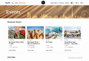 Dubai Events | Best Tickets Coupons Promo Codes & Deals | SUM - Check out the latest Dubai events and deals here. Discover all events discount codes & view events calendar for your trip to Dubai. Get your tickets coupons!