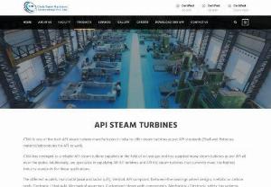 API Steam Turbines | Steam Turbine Manufacturers in India - Steam turbines extracts thermal energy from pressurized steam and uses it to do mechanical work on a rotating output shaft. Its modern manifestation was invented by Charles Parsons in 1884.
