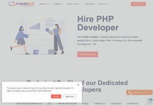 PHP Based Web Portal Development - Hire experienced PHP developers from Andolasoft to get customized PHP development solutions for your business growth. We utilize our expertise to develop faster, reducing the cost of development.
