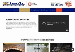 ktech kleening - Water damage restoration services
