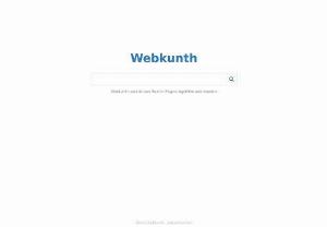 Webkunth Search - The search engine that helps you find the most relevant information, video, images, and answers from all across the Web.