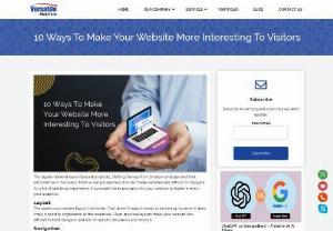 10 Ways To Make Your Website More Interesting To Visitors - The digital mankind has embraced simplicity, Shifting faraway from blossom and pipe and that particularize in the basics. From a user perspective, this has made websites less difficult to navigate for a lot of gratifying experience. Incorporate these precepts into your website to higher interact your audience.