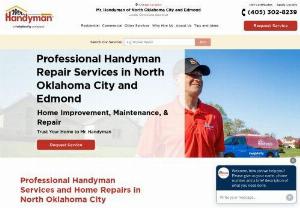 Mr. Handyman of North Oklahoma City and Edmond - Are you searching for an Oklahoma City handyman near me to provide services for home repairs, home renovations and commercial properties? Mr. Handyman of North Oklahoma City and Edmond will exceed your expectations!

If you want an Oklahoma City handyman who can do it all, you can rely on our team to provide the professional handyman services you need. You can take advantage of our skilled experts for everything from routine home repair to major home remodeling. We also offer professional...