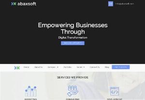 Abaxsoft - Best software development company. - Abaxsoft solutions, a Mobile app development company in India brings Business to a new era of growth and advancement. Abaxsoft is India's best software development company.