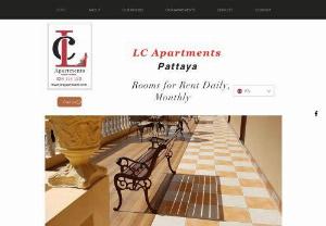 LC Apartments - Welcome to LC Apartments Pattaya.

We are a family run business renting rooms since 2004 we have all types of accommodation to suit your needs. You can rent a room from us for one night or one year the choice is yours.

All our rooms are fully furnished and come with air conditioning, each room is kept to high standards & are always clean.

With the added bonus of free wifi and 24 hour management we can guarantee your have a comfortable stay with us.

why not give us a call or talked to.