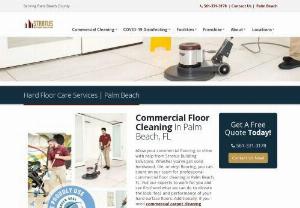 professional hard floor cleaning services in Palm Beach, FL - Fortunately, local business owners can count on the dedicated team at Stratus Building Solutions of Atlanta to keep the floors in their workspace thoroughly clean.