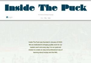 Inside The Puck - Inside The Puck delivers you all the articles you need to keep up with hockey.