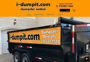 I Dump It Dumpster Rental - Serving the Atlanta and surrounding areas, with affordable and flexible dumpster rentals. We are Licensed and Insured and offer outstanding customer service.