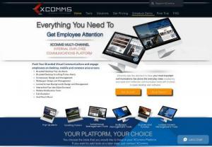 XComms - Improve Employee Engagement and Awareness with XComms Multi-Channel Internal Communication Platform