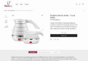 Foldable Electric Kettle - Travel Kettle - Flipzon24 - Foldable Electric Kettle Its Lightweight Design and completely collapsible for easy storage and travel. The Electric Travel Kettle is your best friend whether you are home, camping, on vacation, road trips or anywhere.
