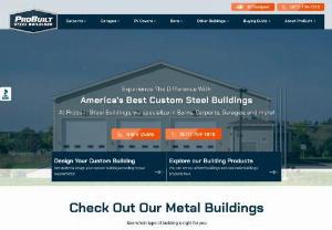 Choose Best Metal Building Contractor for all Your Needs - If you are looking for various options of metal structures in one place, ProBuilt Steel Buildings can be your solution. They are prominent contractors of all types of metal buildings like a metal carport, RV garage, barns, and custom steel structures in affordable prices. There are various dimensions and colors to choose from. These buildings offer the greatest protection for your bikes, cars, recreational vehicles, trucks, farming equipment, motorboats, and so on.