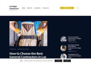 las Vegas Contractors - General contractors are individuals licensed to handle construction projects. A good Las Vegas contractor will be insured for untoward incidents during construction. This protection is not only for you but also for the contractor. You should have some standards for an expert before choosing a Las Vegas general contractor. The work they do must be professional and of high quality. It will help if you look for these traits in your Las Vegas general contractors.