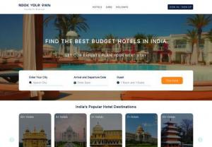 Book Your Own - Book Your Own take pride in telling our customers that We are among the best online booking Platform in India. We have years of experience and services in the hotel and cab industry in India have helped us become the favourite online travel brand. Our selected hotels are close to tourist places, business hubs and shopping centers. Our Team self-analyzed all the hotels to make sure our customers feel comfortable while booking the hotel. So enjoy and have a delightful and hassle-free stay with...