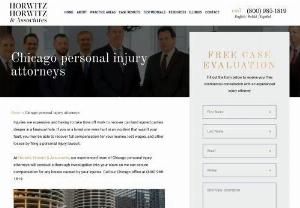 Chicago Personal Injury Lawyer - At Horwitz, Horwitz & Associates, we are here to assist when you are in need of a Chicago personal injury attorney. Let us help you hold those accountable for their reckless or neglectful actions, call our office at (312) 372-8822.