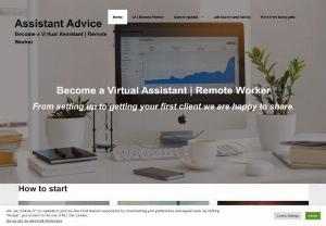 Assistant Advice - Provider of free information, tips and guidance on how to become a remote worker | freelancer | virtual assistant.