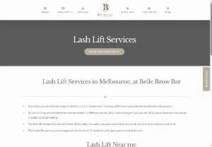 Screenshot of Lash Lifts Melbourne
