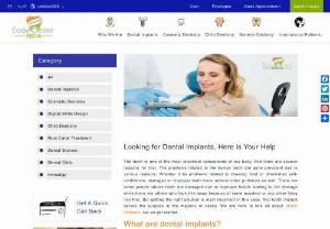 Best Dental Implants in Gurgaon - Cosmodent India - Looking for clinics to offer the best dental implants in Gurgaon, Cosmodent India is here for your help, a modern dental clinic with the best-in-class modern equipment. Dental implant surgery is a process to replace the natural tooth root with an artificial base to support the tooth cap. Once you have got the dental implant surgery done, you are free to go for removable or non-removable replacements for your natural teeth.