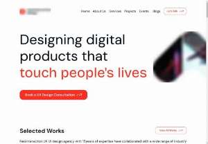 Neointeraction Design - Neointeraction is a design agency specialized in User experience (UX & UI) designing, engineering as well as motion design with 15 years of experience in B2B enterprise projects.