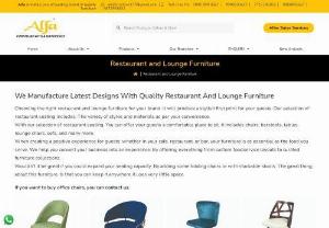 Restaurant and Lounge Furniture | Office Furniture | sofas | counter stools - We Manufacturer, Supplier & Exporter of Restaurant and Lounge Furniture, Office Chair, Office Sofa, Office Table and Workstation.