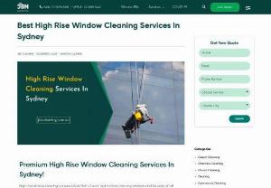 High rise window cleaning services in Sydney - Some cleaning procedures are not just difficult but rather seriously dangerous. High-rise window cleaning is just that. It involves the cleaning professional hanging off a platform attached to the building's ledge off the ceiling. The commercial cleaners you hire should be well aware of all the industry-standard safety protocols along with disaster management techniques to avert any damages or disasters during the procedure.