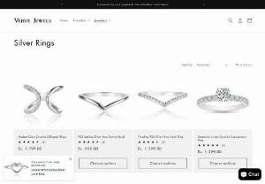 Buy pure Silver Rings online for girls & women in india - Vervejewels - VerveJewels - Silver Rings - Buy pure silver rings online for girls & women in India. Select from, promise, wedding, women & girls pure 925 silver rings for you & your loved ones online.