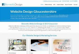 Bennetts Website Design & SEO Gloucestershire - We provide website design and SEO services to our customers in Gloucestershire and the rest of the UK. To enhance your business online please get in touch and we will be happy to help.