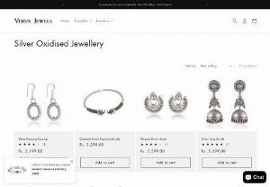 Buy 925 Silver oxidised jewellery online from Vervejewels - Buy 925 Silver oxidised jewellery online from certified jewellery store Vervejewels. Pick your best choice from a variety of designs & styles at affordable rates.