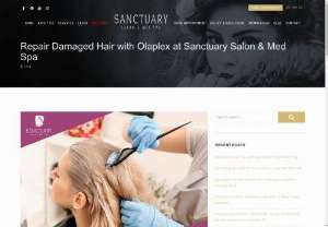 Repair Damaged Hair with Olaplex at Sanctuary Salon & Med Spa - Whether you are looking for Olaplex treatment at salon or the finest hair stylist in Orlando, Florida, an ethnic hair salon Orlando or best hair color salon in Orlando, head to Sanctuary in Windermere, Orlando. It's the luxurious hair salon in Orlando trusted and loved by many for its expert services, warm professional staff and plush ambience.