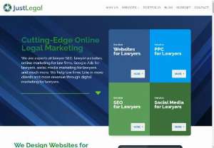 Website for lawyers | Lawyer SEO - We specialize in websites just for attorneys. Our law firm website design services are among the best in the legal industry. Our team designs impressive websites that are mobile-friendly and tailored to turn your site's visitors into new client leads. From solo practitioners to large law firms, JustLegal has the perfect design solutions for you.