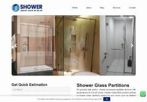 Shower Glass Partition in Dubai - We are specialized in incorporating glass into your home interior especially for Shower Areas all over UAE. With time we have elaborated our glass service from simple fixed shower screen to completely customized shower enclosures with unique and powder coated profiles.