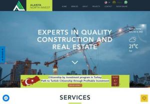 alanya north invest - ABOUT US!
 ALANYA NORTH INVEST is a leading real estate investment consultancy & construction company headquartered in Turkey Antalya/Alanya. We offer comprehensive consulting services to prominent family businesses, banks, investment in property ,construction works and individual customers worldwide