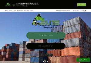 Elite Container Terminals - Shipping Container Sales and Modifications. Delivery available throughout Ontario, Canada.