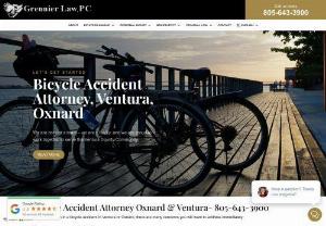Bike Accident Attorney Near Ventura & Oxnard - If you have been in a bicycle accident in Ventura or Oxnard, there are many concerns you will want to address immediately: