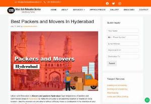 Best Packers and Movers In Hyderabad - Urban safe Relocation is Movers and packers Hyderabad have helped tens of families and Commercial areas in Hyderabad to make the circulate to an adjoining location or maybe an extra location. See the answers we are able to without difficulty make a contribution in the direction of your modern-day transferring requirements.
