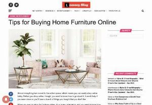Tips for Buying Home Furniture Online - When you want to shop for furniture online, it's a huge undertaking, and you need to know how to go about it. It would help if you had some tips that'll lead you in the right direction. Here are a few tips you can use when buying your home furniture online.