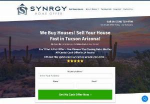 Synrgy Home Offer - We understand that selling a home can be a daunting task. It's often a time consuming and stressful process. Many homeowners are so busy that they simply don't have the time to do all of the things required to prepare a house to sell on the market.------2719 N Campbell Ave #102
Tucson, AZ 85719
(520) 729-4799