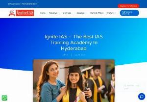 best ias academy in hyderabad | ias coaching academy in hyderabad - Want to join the best IAS institute but confused about choosing the best? Put an end to your confusion and join Ignite IAS! It is the finest academy in Hyderabad now.