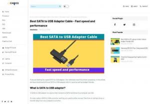 Best SATA to USB Adapter Cable - If you are looking for a good SATA to USB adapter, then definitely read this article completely. In this article, we have mentioned all those SATA to USB adapter which is good as well as budget-friendly.