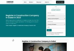 Register A Construction Company In Dubai - Picking Dubai as your development organization area is an extraordinary choice. The explanation is, Dubai is a quick moving nation and the most alluring country. This nation has developed and has demonstrated to turn into the most rapidly developing country. The magnificence of this nation is at its pinnacle, and it is the ideal opportunity for you to profit from it by laying out a business in Dubai. It is a country that has sky-scratching structures, delightful destinations, and eye-getting...