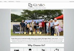 CIAGA Construction - We pride ourselves on using the best - the best materials, the best building techniques and the best people. This simply provides the owners with the greatest return on their investment. No matter the size of the project, we're here to make it happen.