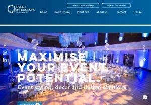 Event Impressions - Event Impressions is New Zealand most accomplished event design, styling and decor company. ​ We design, create or supply as little, or as much as you need for your function, gala dinner, awards evening, conference or product launch.